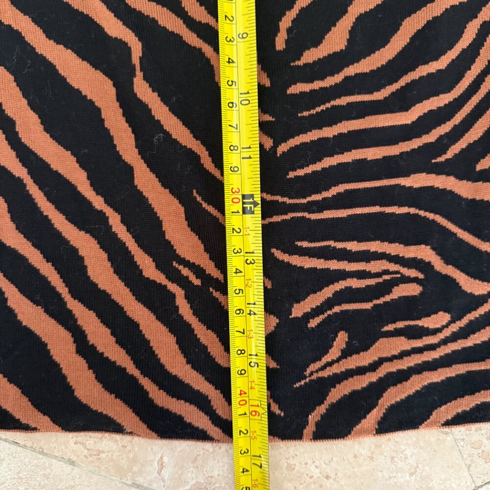 M MISSONI Wool Blend Knit Skirt – Zebra Stripe – Size Medium - Picture 4 of 6